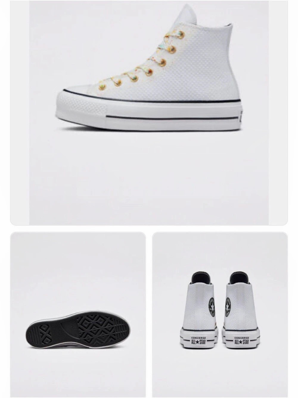 Converse Chuck Taylor All Star High Top Sneakers in White New